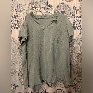 SHEIN Boxy Short Sleeve Blouse